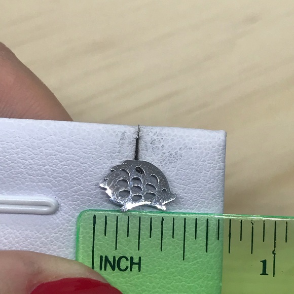 Stainless Steel Stud Earrings - Picture 3 of 4